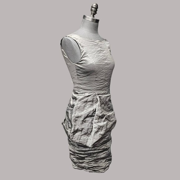 Sarah Pacini Set - Crinkle Dress with Cropped Jacket - Picture 1 of 8